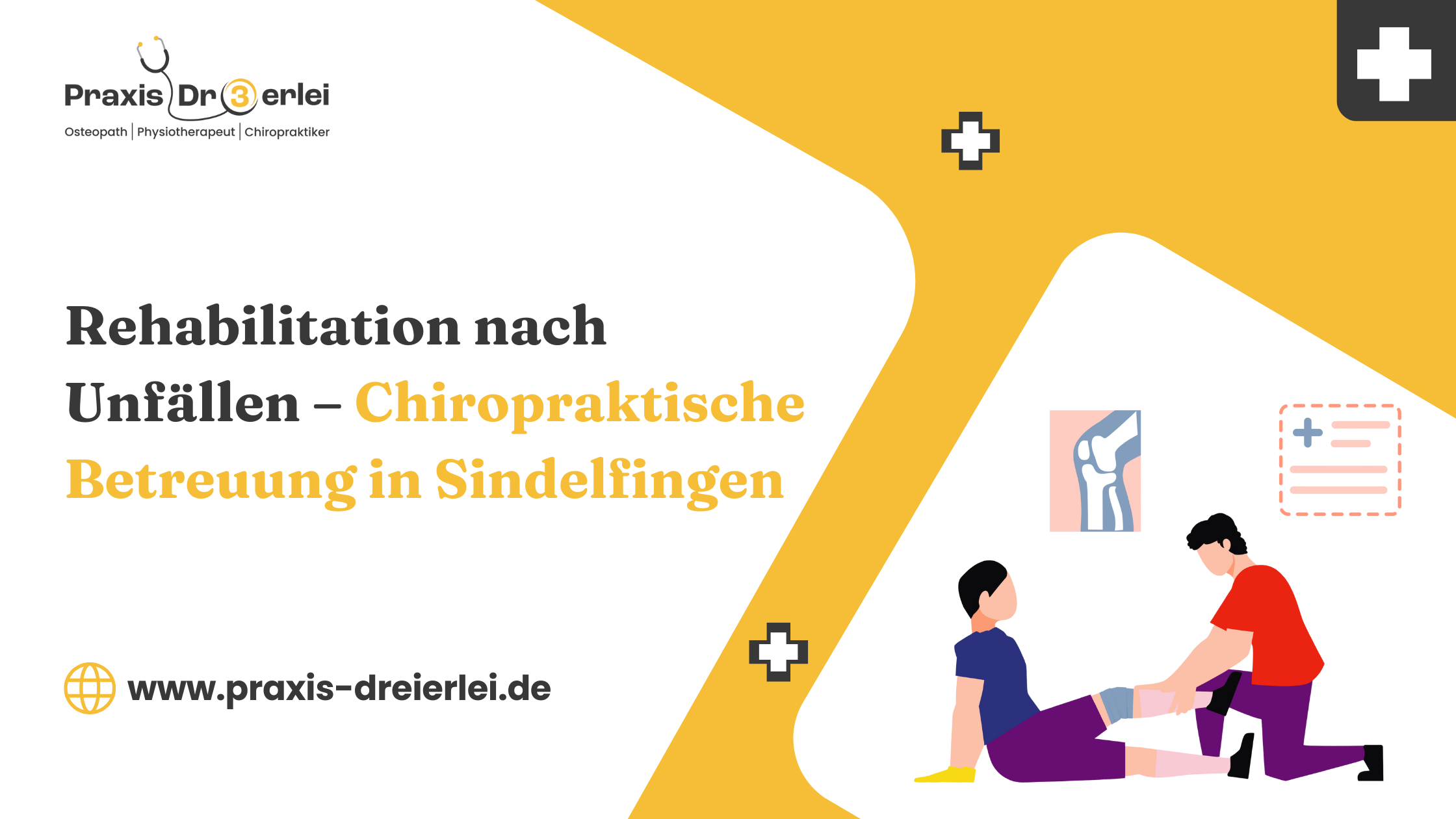 Rehabilitation nach Unfällen – Chiropraktische Betreuung in Sindelfingen